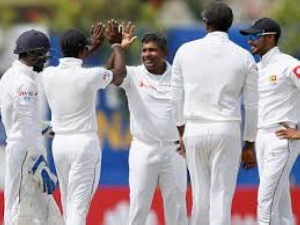 Rangana Herath, seen in this file photo joyously acclaiming the congratulations of his teammates, warned South Africa Thursday to expect yet more spin in the second Test after the visitors.