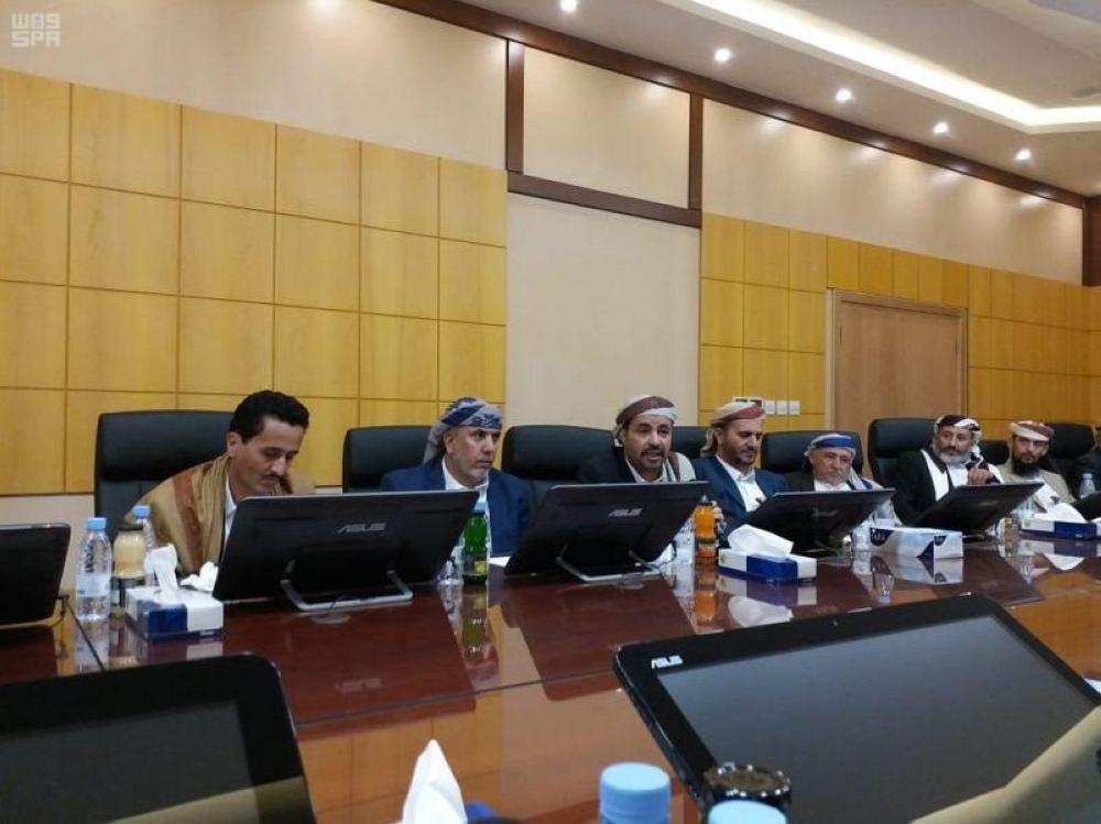Saadah tribal sheikhs in Media Ministry symposium on Riyadh. — SPA