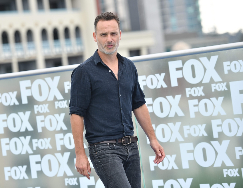 British actor Andrew Lincoln arrives for 