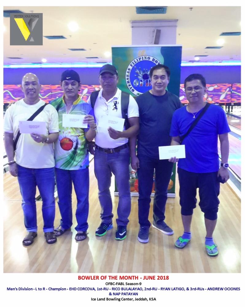 Ladies’ division winners (from L) Vilma Miranda, Imelda Flores, Carmen Bernardo and Aisah Silabay 