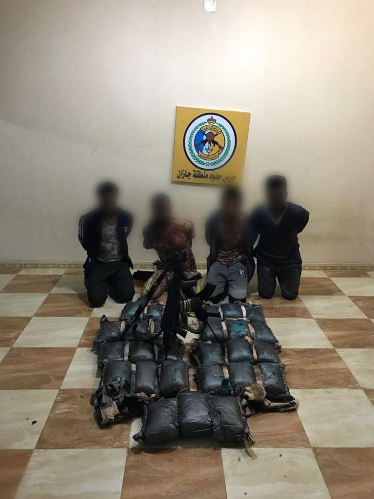 Smugglers caught bringing 548 kilograms of Hashish