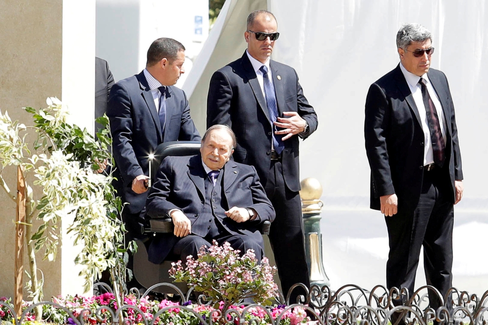 Algerian President Abdelaziz Bouteflika is seen in Algiers in this April 9, 2018 file photo. — Reuters