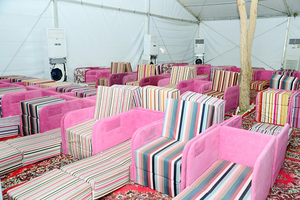 Tents for pilgrims from Qatar made ready in Mina and Arafat