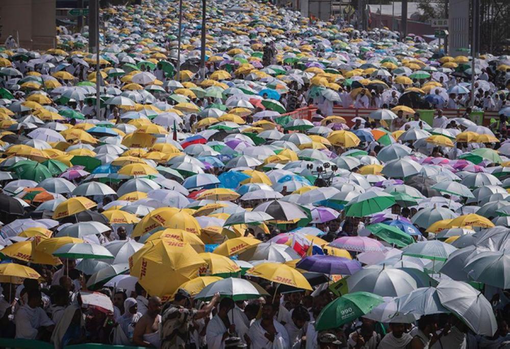 Nearly 2.4 million pilgrims ascend Arafat for peak of Haj