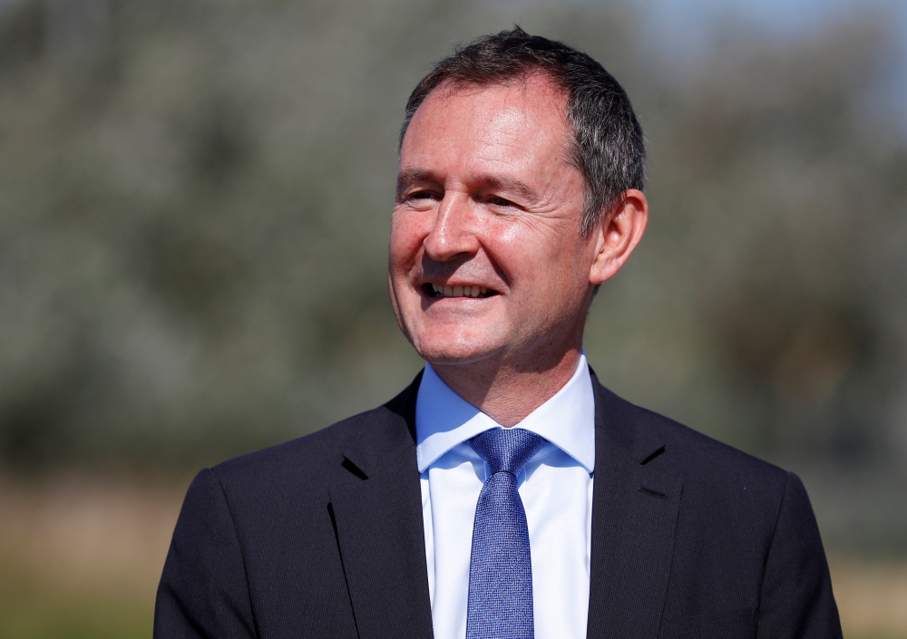 Matthew Wright, UK managing director of Orsted poses for a photograph in Blackpool, Britain. — Reuters