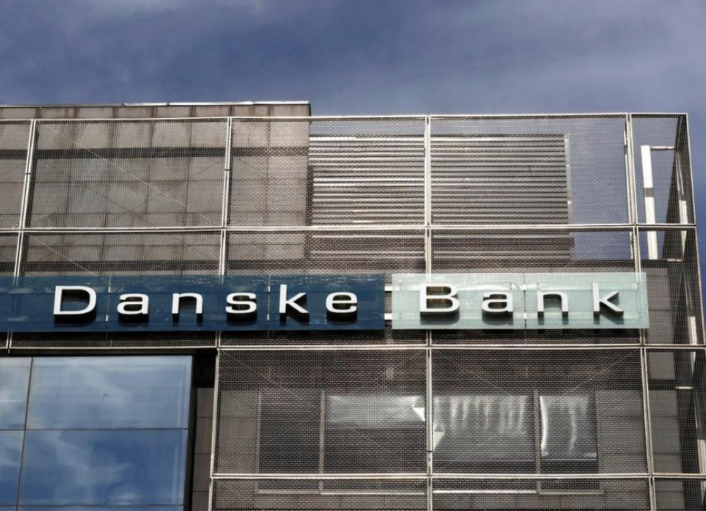 Danske Bank sign is seen at the bank's Estonian branch in Tallinn, Estonia, in this file photo. — Reuters