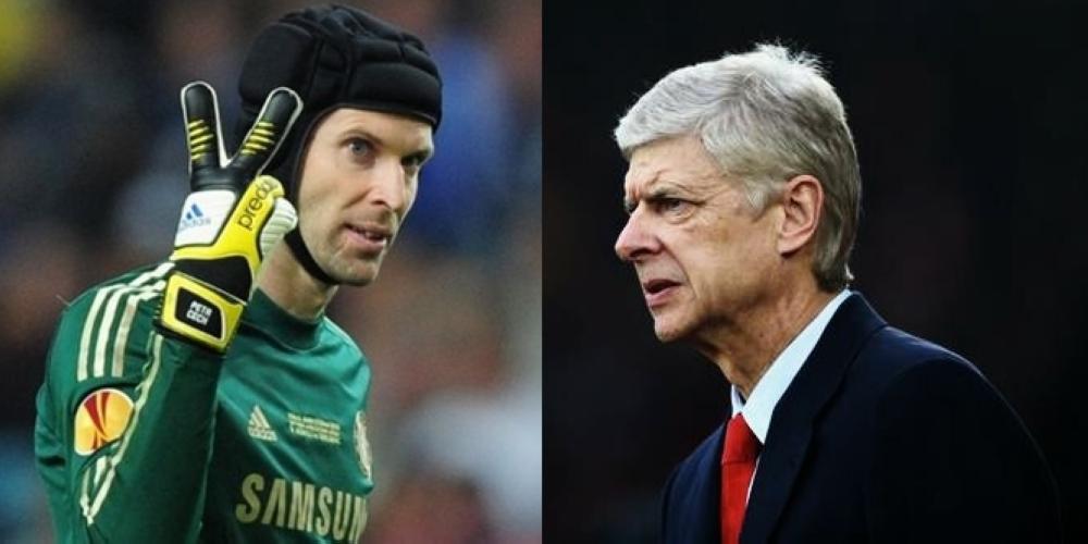 


Petr-Cech (L) and Arsene Wenger