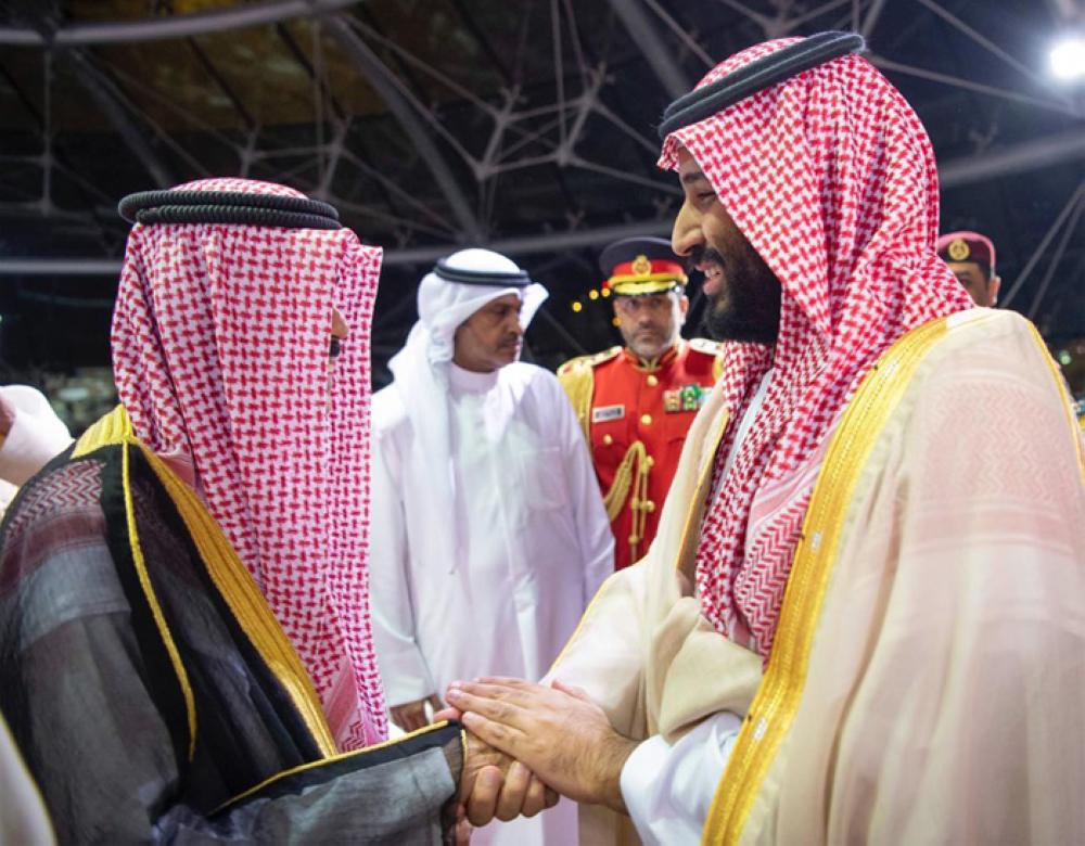 Kuwaiti Emir receives Crown Prince, hosts dinner banquet in his honor