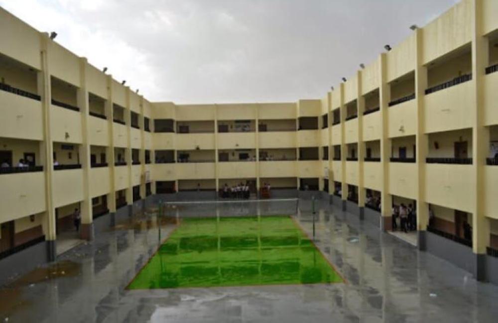 


The students of the International Indian School Jeddah wear a gloomy look after the news of vacating the campus was announced at the school auditorium on Thursday.