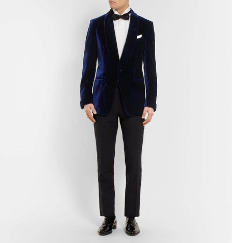 LANVIN Silver Faille-Trimmed Wool-Blend Tuxedo Jacket