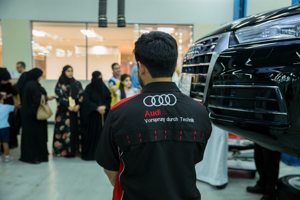 Samaco - Audi hosts
technical workshop 
for women in Jeddah