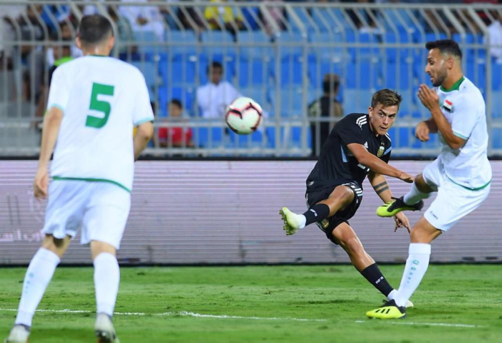 Four-goal Argentina too strong for Iraq in Saudi friendly
