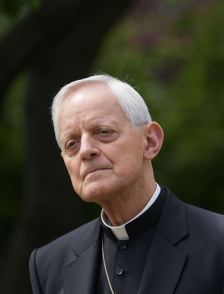 Archbishop of Washington Donald Wuerl attends a signing ceremony for an “Executive Order on Promoting Free Speech and Religious Liberty” in the Rose Garden of the White House in Washington in this  May 4, 2017 file photo. — AFP