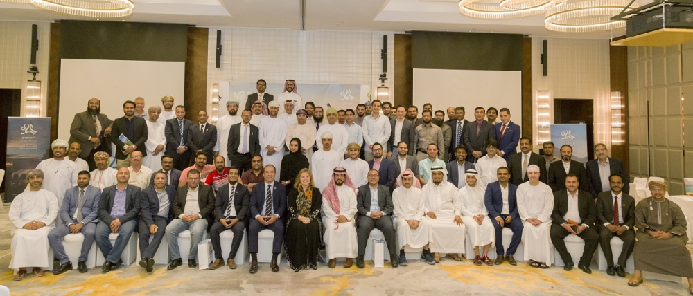 Group photo of the delegation from the Sultanate of Oman, headed by Ministry of Tourism officials, during its roadshow at the Crowne Plaza Hotel, Jeddah