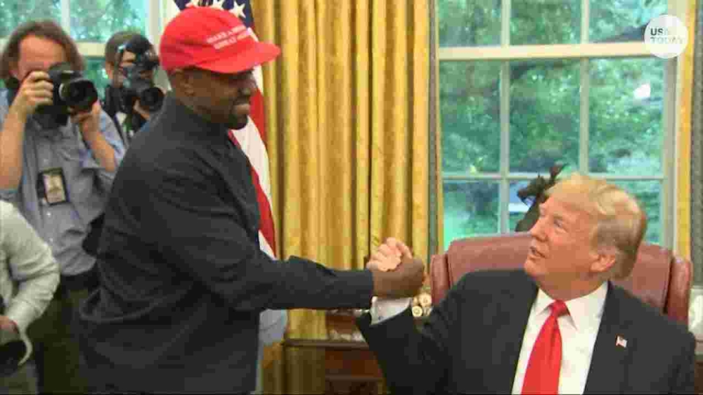 


Kanye West with President Donald Trump at the White House. — File photo 