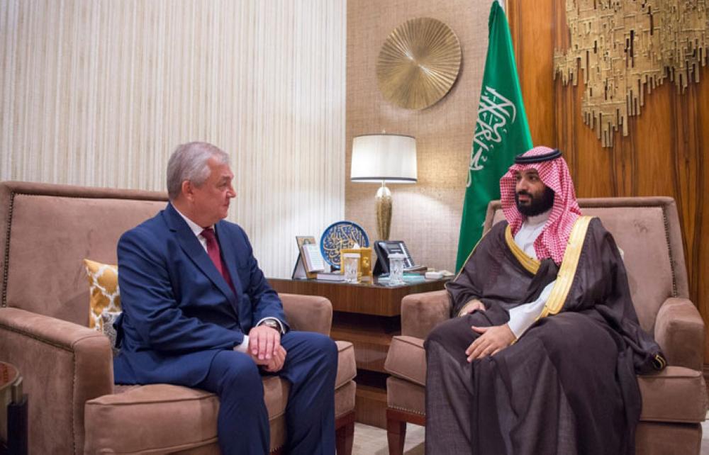 Crown Prince receives Russian president’s special envoy to Syria