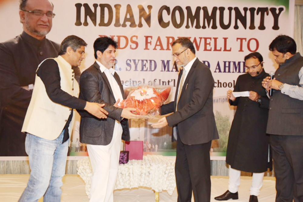 Indian community in Jeddah bids adieu to Syed Masood Ahmed