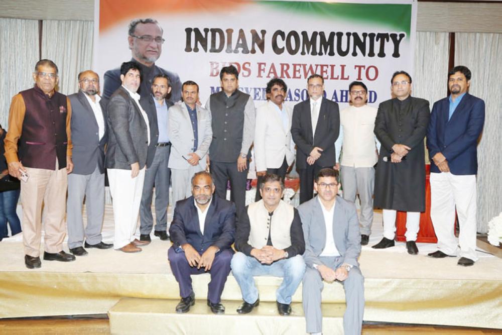 Indian community in Jeddah bids adieu to Syed Masood Ahmed