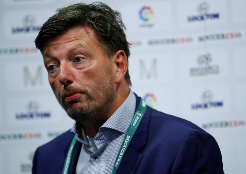 Jacco Swart, CEO of the Dutch Eredivisie talks during an interview in Manchester, Britain, in this file photo. — Reuters