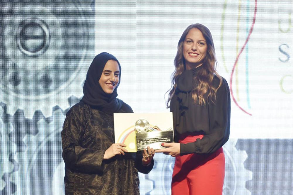 


Winners at the sixth edition of the Sharjah International Children’s Film Festival on Friday. — Courtesy photo
