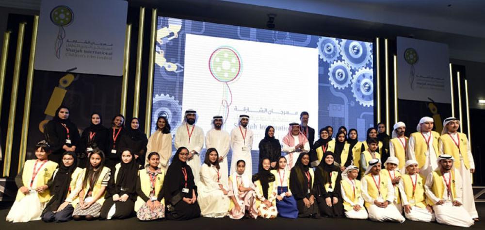 


Winners at the sixth edition of the Sharjah International Children’s Film Festival on Friday. — Courtesy photo