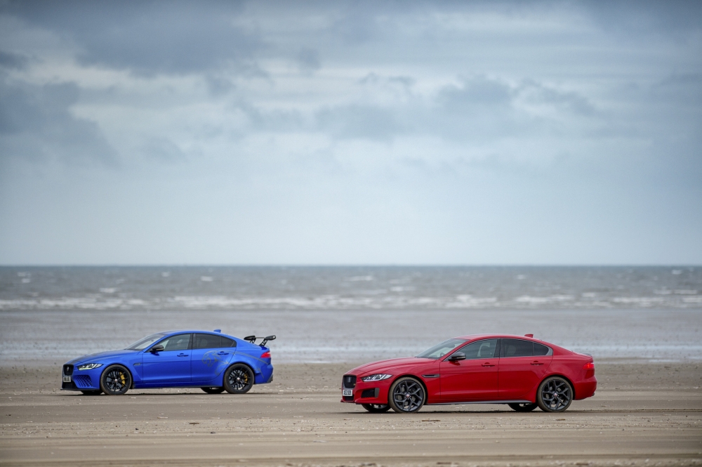 Two cars one DNA Jaguar XE 300 Sport and SV Project 8