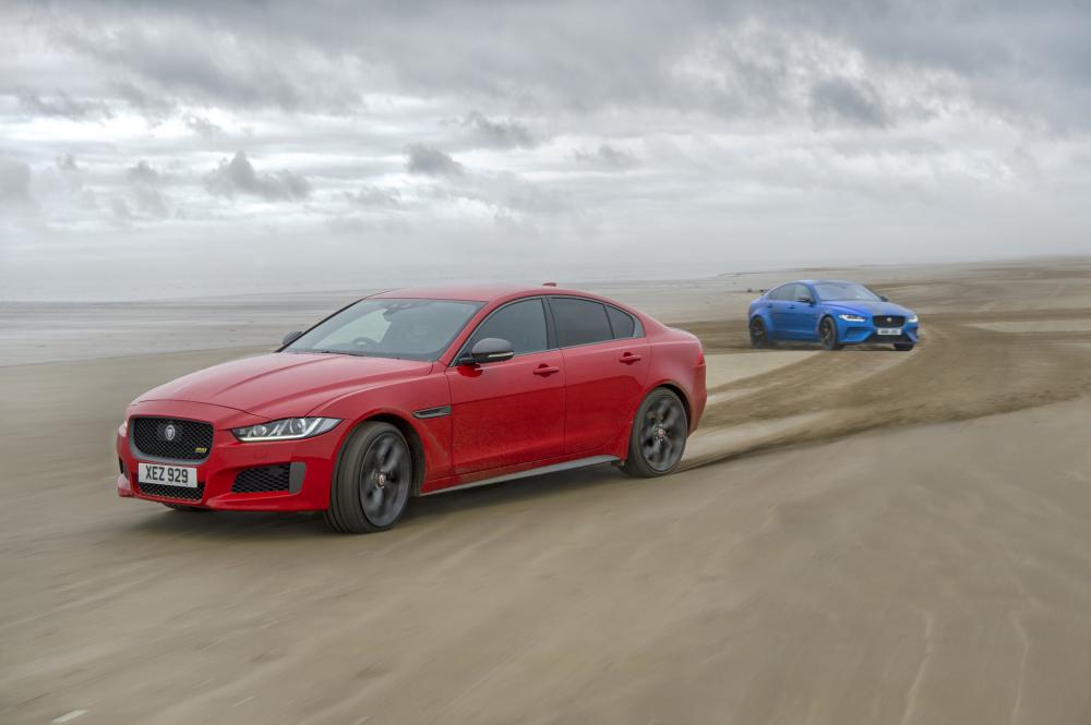 Two cars one DNA Jaguar XE 300 Sport and SV Project 8