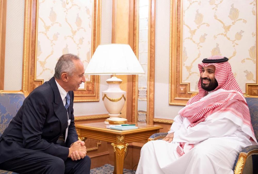 Crown Prince meets with heads of sovereign funds and industrial and technical companies