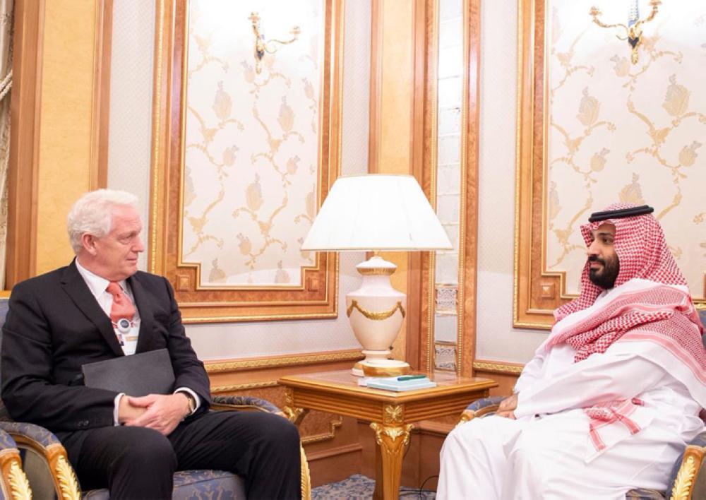 Crown Prince meets with heads of sovereign funds and industrial and technical companies