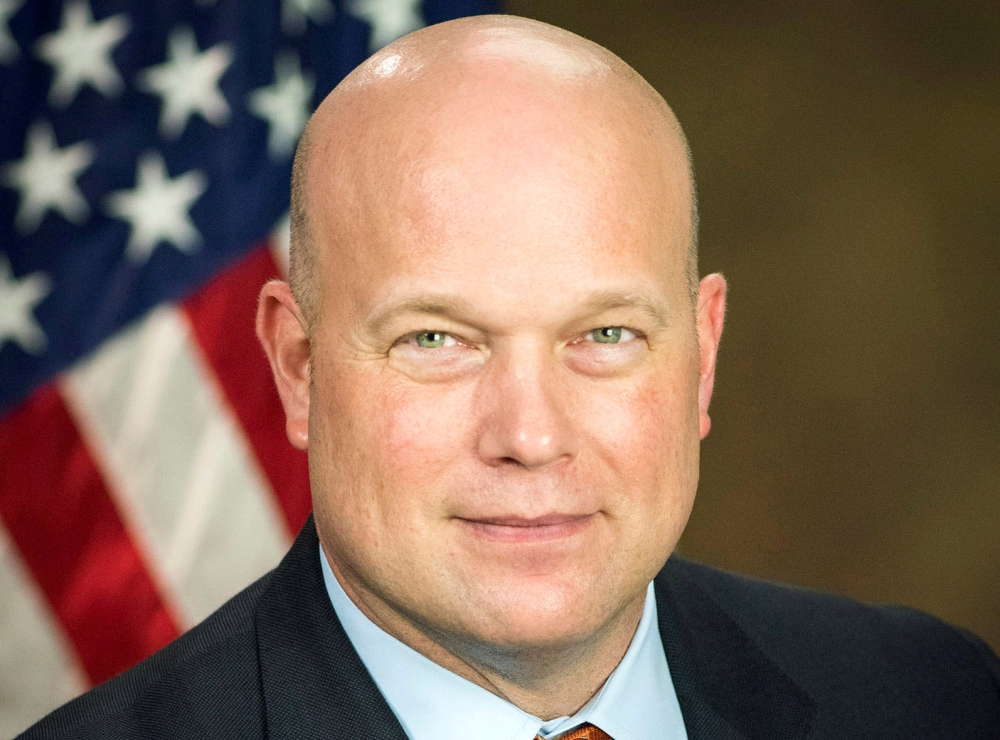Acting US Attorney General Matthew Whitaker is pictured in an undated photo. — Reuters