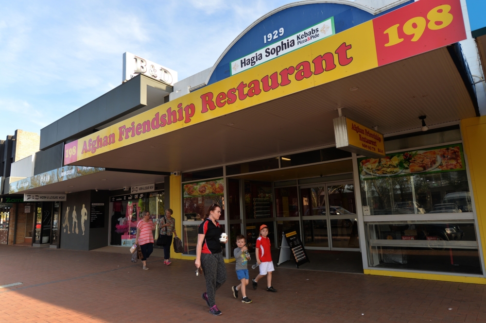 Afghan Friendship Restaurant in Griffith, Australia, a tribute to the warm welcome Hazara refugee Ali says he received after moving to the town five years ago, is seen in this September 28, 2018 file photo. — AFP