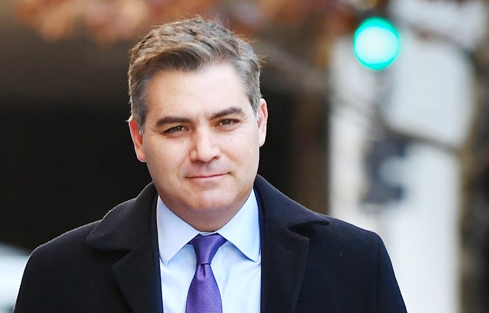 


CNN White House correspondent Jim Acosta arrives at US District Court in Washington on Monday. — AFP