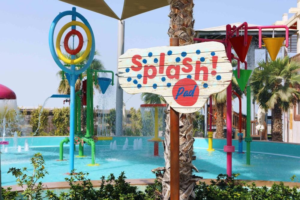 Splash at Dubai waterpark.