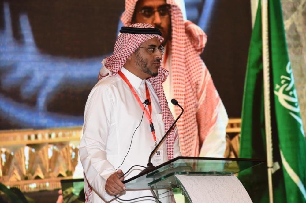 


Assistant Minister of Interior for Technology Affairs Prince Bandar Bin Abdullah Al-Mashari delivering the keynote speech on “MOI Digital Transformation Program”, hosted by ASIS Jeddah chapter.