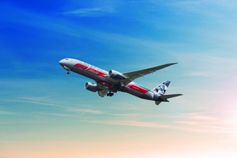 Etihad Airways launches striking Formula 1 livery