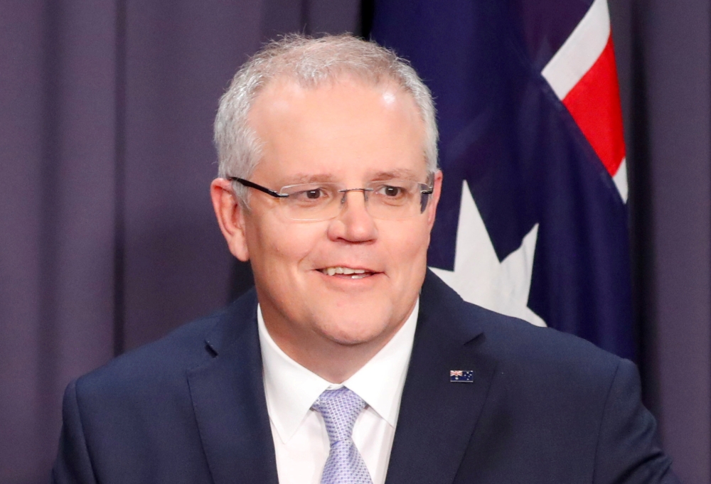 Australian Prime Minister Scott Morrison attends a news conference in Canberra, Australia, in this Aug. 24, 2018 file photo. — Reuters