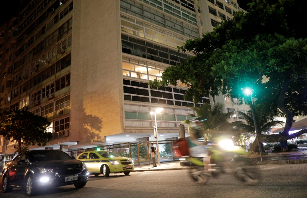 The building in which an apartment containing cash, art works and personal belongings of Carlos Ghosn is pictured in Rio de Janeiro, Brazil. — Reuters