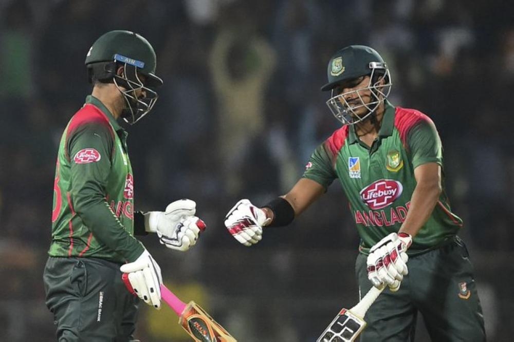 Tamim Iqbal and Soumya Sarkar slammed half-centuries as Bangladesh cruised to win over the West Indies in the third and final One-Day International in Sylhet on Friday.