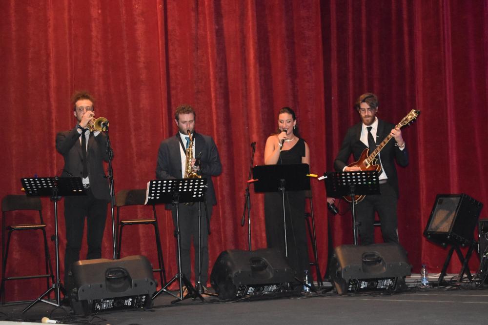 Santa Cecilia Jazz Ensemble playing Italian jazz.