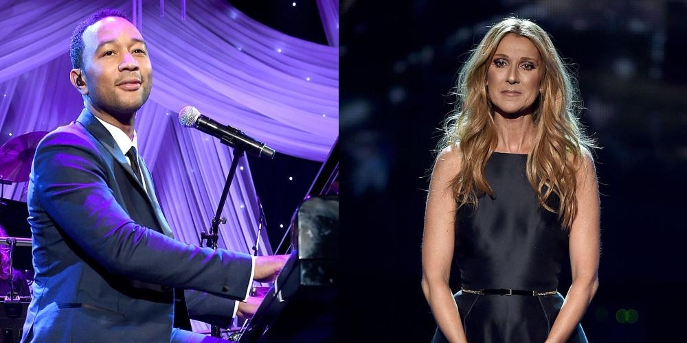 John Legend and Celine Dion