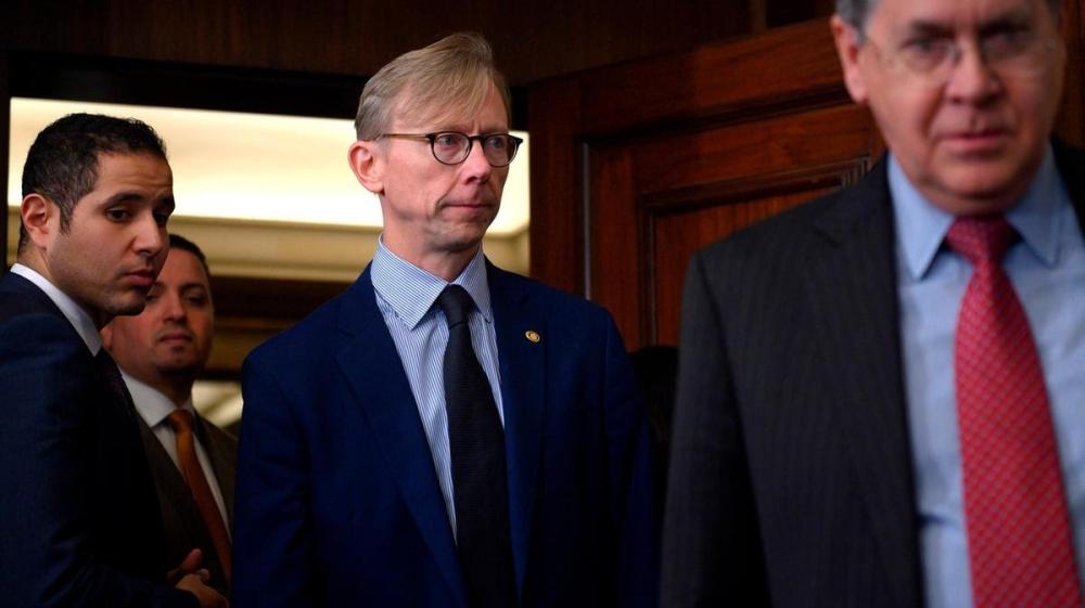 US special representative for Iran Brian Hook in Abu Dhabi on Saturday. — Reuters