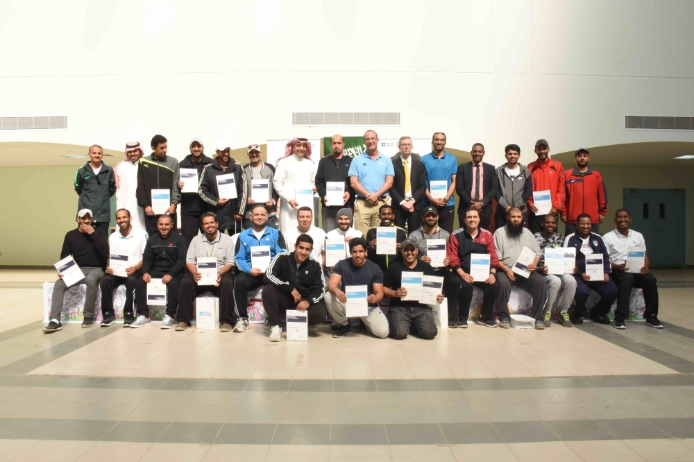 


The participants in the first phase of the training program in Riyadh.