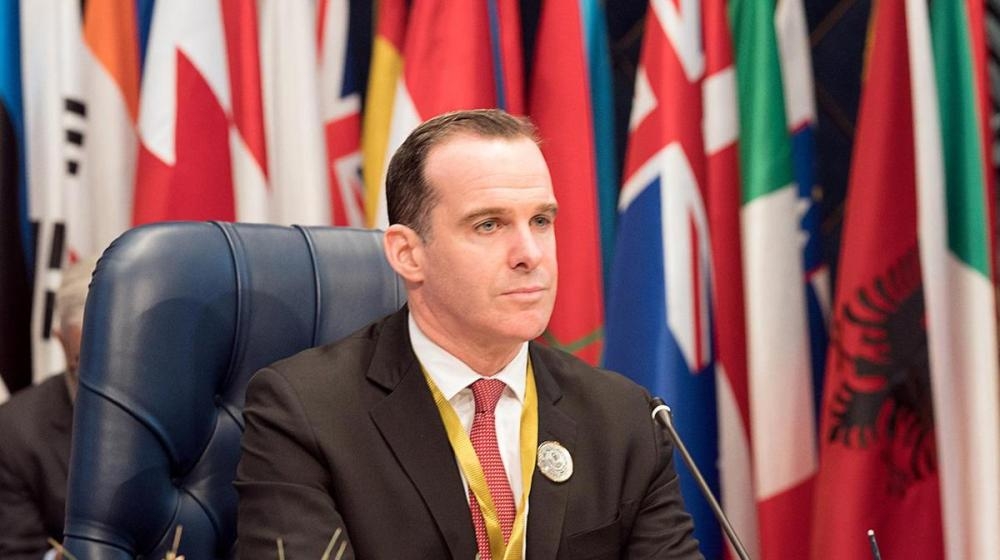 File photo of Brett McGurk, the former US envoy for the anti-Daesh (so-called IS) coalition. — Reuters
