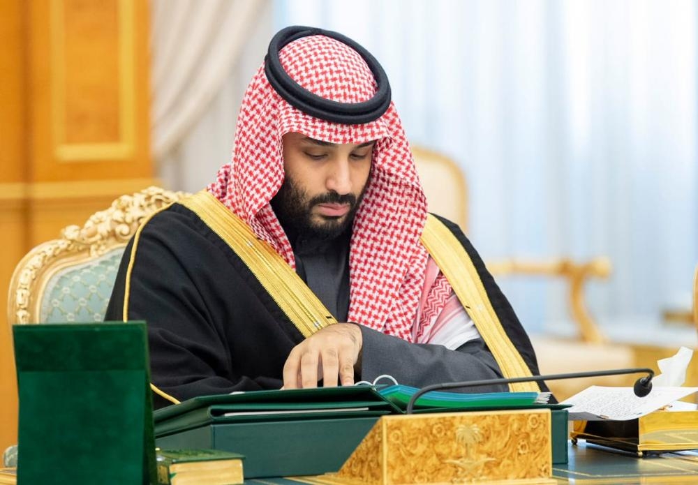 Custodian of the Two Holy Mosques King Salman chairs Council of Ministers’ session at Al-Yamamah Palace in Riyadh on Tuesday. Crown Prince Muhammad Bin Salman, deputy premier and minister of defense, attends the Cabinet session. — SPA