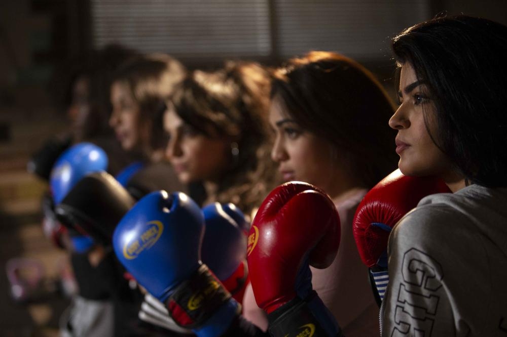 Directed by Saudi filmmaker Samir Aref, ‘Boxing Girls’ is the screenwriting debut of Afnan Alqasimi, and stars a slew of well-known names in Arab entertainment, including Fatima Al Hosani, Ali Al Sherif and Shaifan Al Otaibi. — Courtesy photo