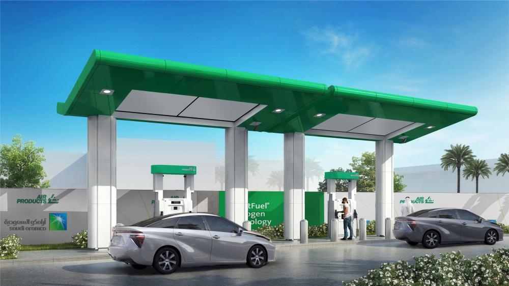 First hydrogen fuel cell vehicle fueling station. — Courtesy photo