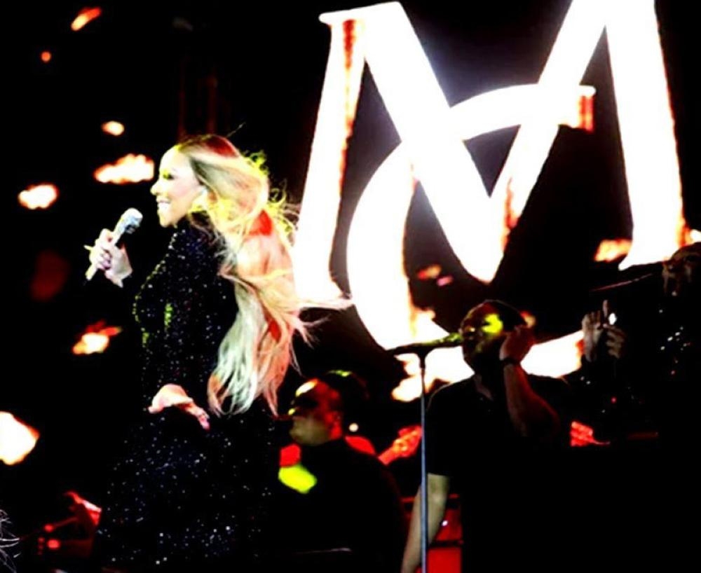 Mariah Carey wow fans on Thursday night at the Bay La Sun resort in King Abdullah Economic City. — Courtesy photo