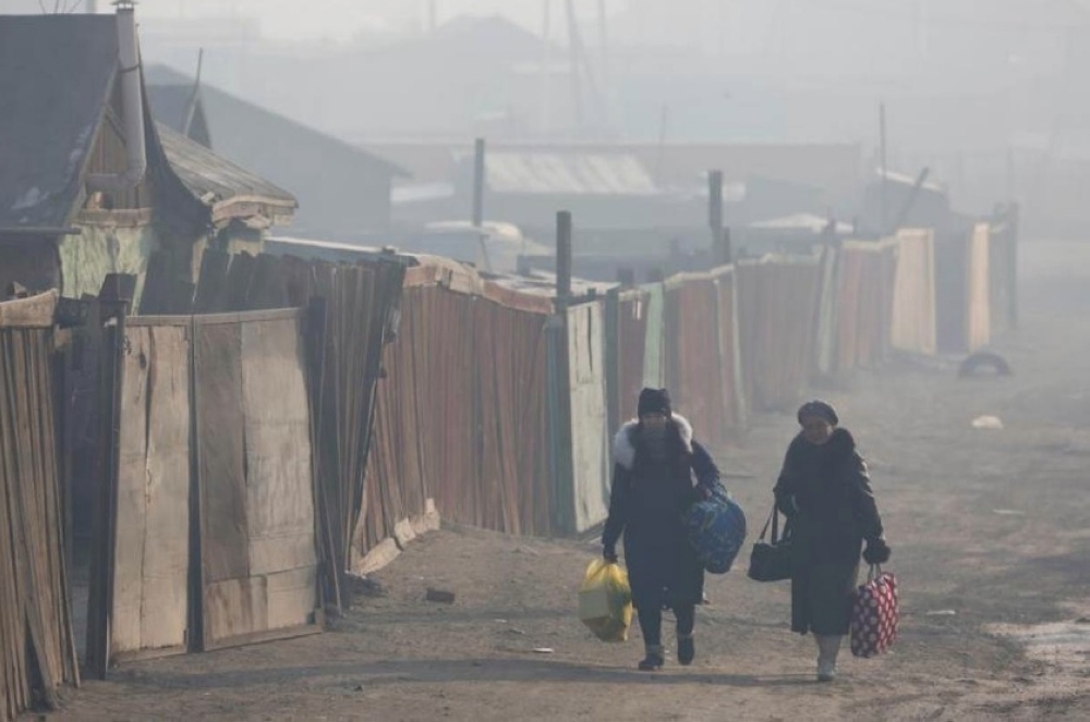 Ulzii-Orshikh Otgon, 34, visits a doctor for her 10-month-old daughter Achmaa, diagnosed with pneumonia, at a children’s hospital in Bayangol district of Ulaanbaatar, Mongolia. — Reuters