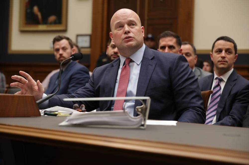 Acting U.S. Attorney General Matthew Whitaker testifies before the House Judiciary Committee in the Rayburn House Office Building on Capitol Hill Friday in Washington, DC. — AFP 