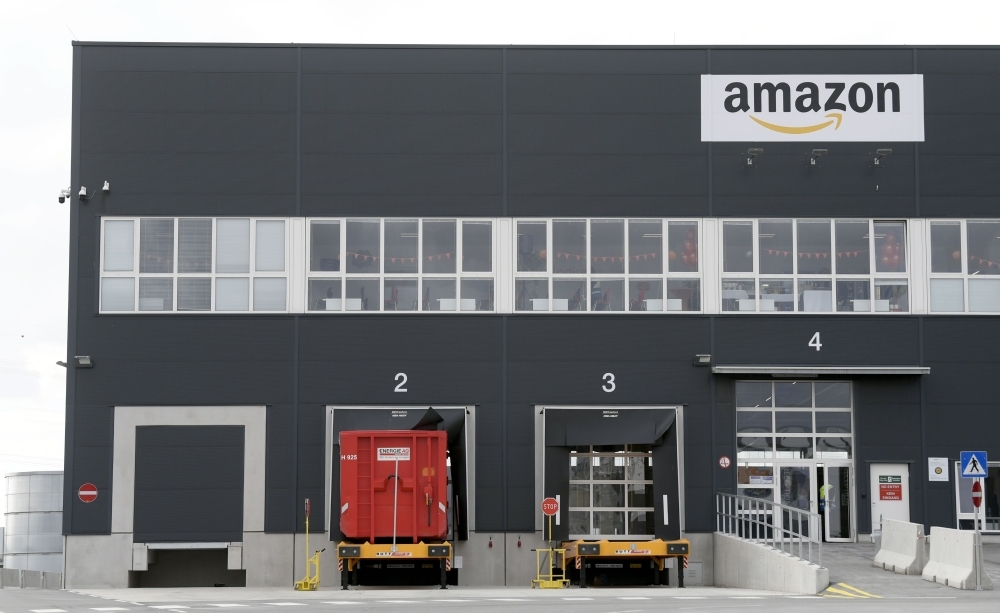 A picture shows a view of a distribution center of US giant of online sales, Amazon in Grossebersdorf, Austria. Austria's competition authorities said on Thursday that they were launching a probe into whether US online retail giant Amazon was abusing its dominant position against Austrian retailers active on the Amazon market place. — AFP